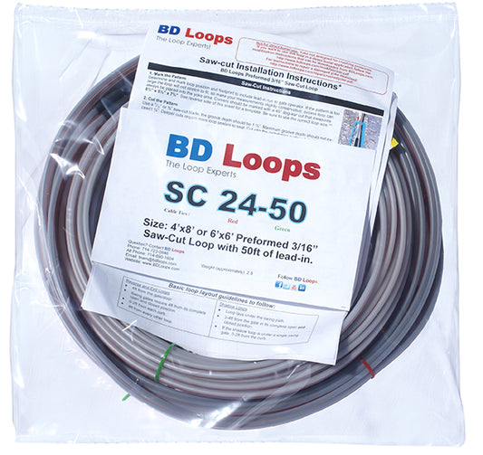 Preformed 3/16″ Saw-Cut Loops-100′ Of Lead-in