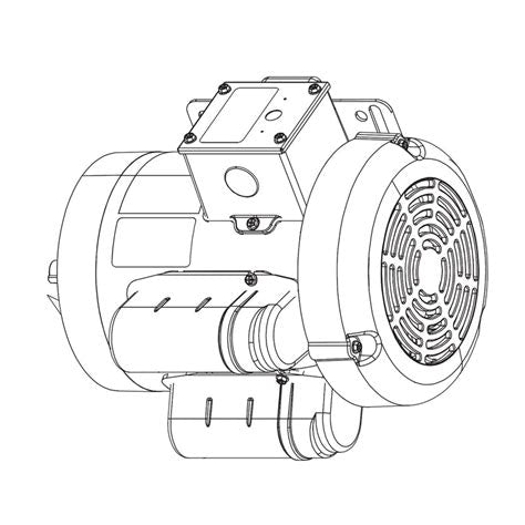MX001640 – 1 HP, 1‑Phase, 1725 RPM Motor