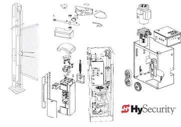 MX3225-02 – HySecurity Base Extension, Painted Black, H-Series