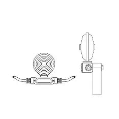 MX3482‑10 – HySecurity LED Arm Lens Cover, 10′ SAP Arm