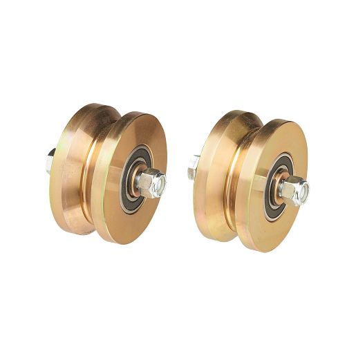 AH107 Power Wheel 4 in. Steel V (Pair)