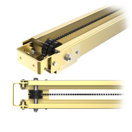 HCT08 8' Rail for HCTDCUL Specialty Overhead Operator