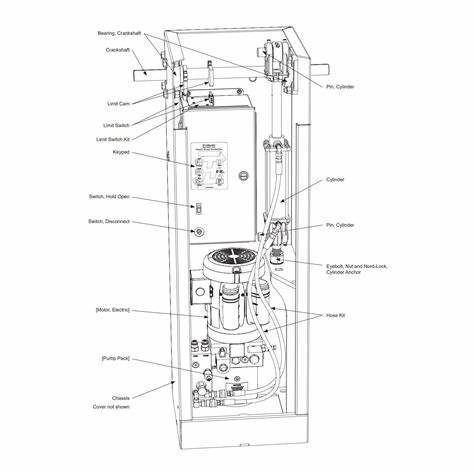 HySecurity MX001100 – Crankshaft Assembly with Bearing, Zerk & Keys