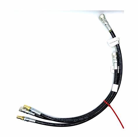 HySecurity MX001135 – Twin Hose Fittings Kit (¼″ Hydraulic Lines for Twin Gate Systems)