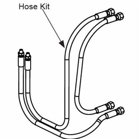 MX001732 – Hose Kit, 3/8″ x 22″, SlideDriver Modular