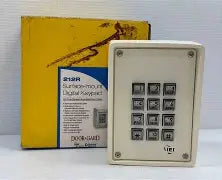 212R White Ruggedized Keypad Com -CT