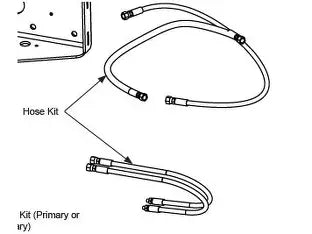 MX3545 – HySecurity Hose Kit, HydraSwing 40/40F