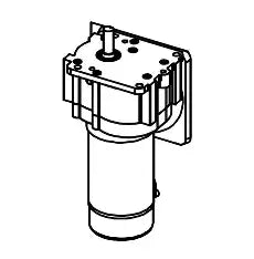 MX3585 – HySecurity 24 VDC Gearmotor with Hall Sensor Encoder