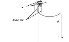 HySecurity MX001140 – Hose Fittings Kit (3/8" Hoses & 1/4" QD)